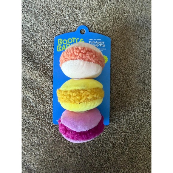 Boots & Barkley Other - Boots & Barkley Swat & Chase Pull-Apart Catnip Toy Macaron Plush 3 Piece Set NIP